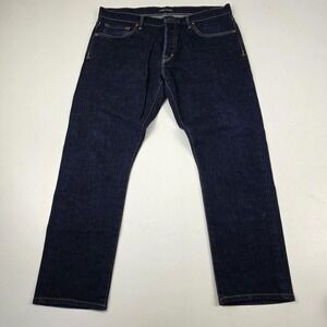Tom Ford Selvedge Jeans Mens 38x30 Blue Slim Straight Dark Wash Denim Made USA